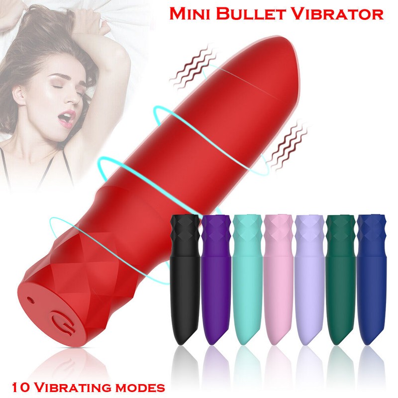 Portable Lipstick 10-speed Mini Bullet G-Spot Clit Vibrator Sex toys for Women