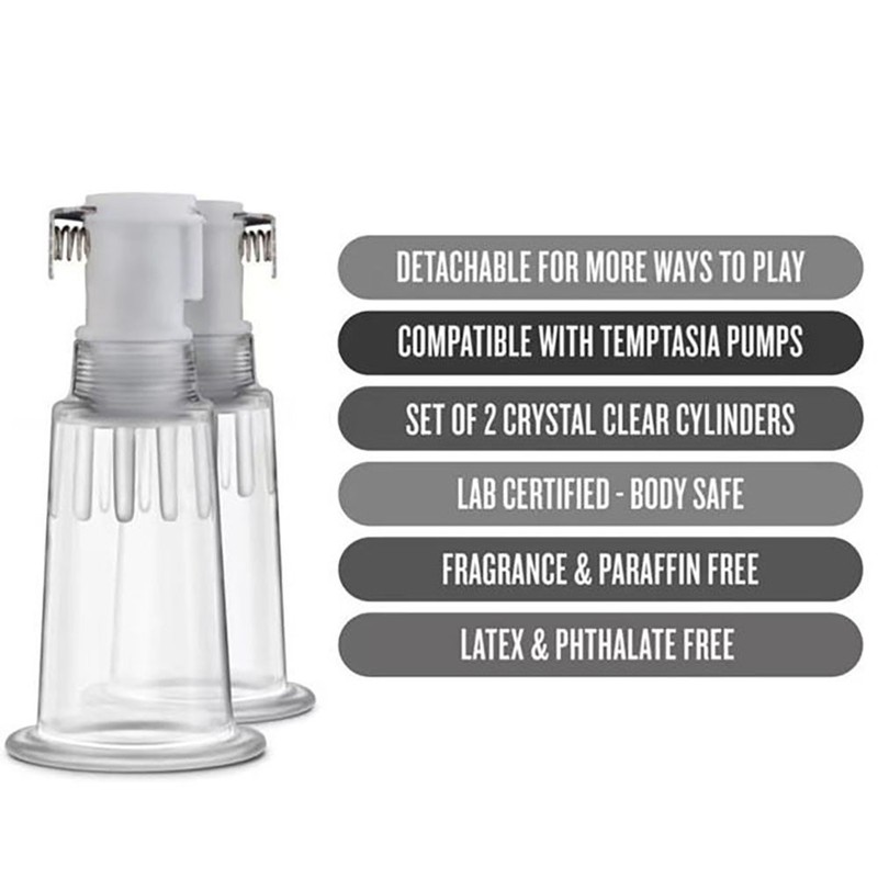 Clitoral Pussy Pump Pumping Cylinder Nipple Sucker Clit Enlarger + HOLDS SUCTION gallery
