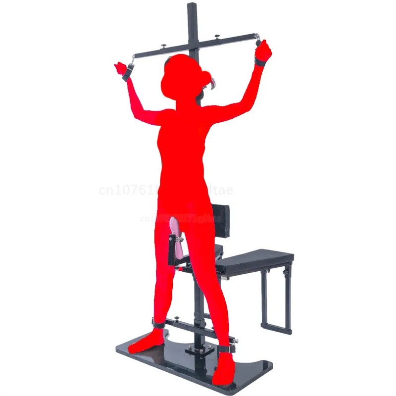 Sex Stand BDSM Bondage Sex Chair Collar Handcuffs Set Training Tools Furniture gallery