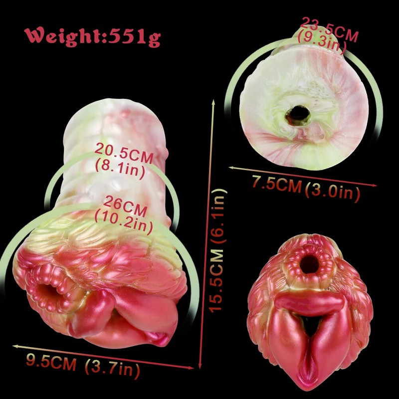Soft Dual Channel Pocket Realistic Pusssy Silicone Vagina Anal Male Masturbator