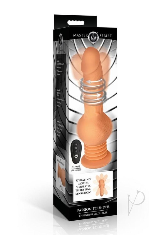 Master Series Passion Pounder Thrusting Sex Shaker Rechargeable Silicone Vibrato