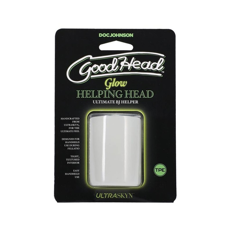 GoodHead Helping Head TPE Stroker - Glow