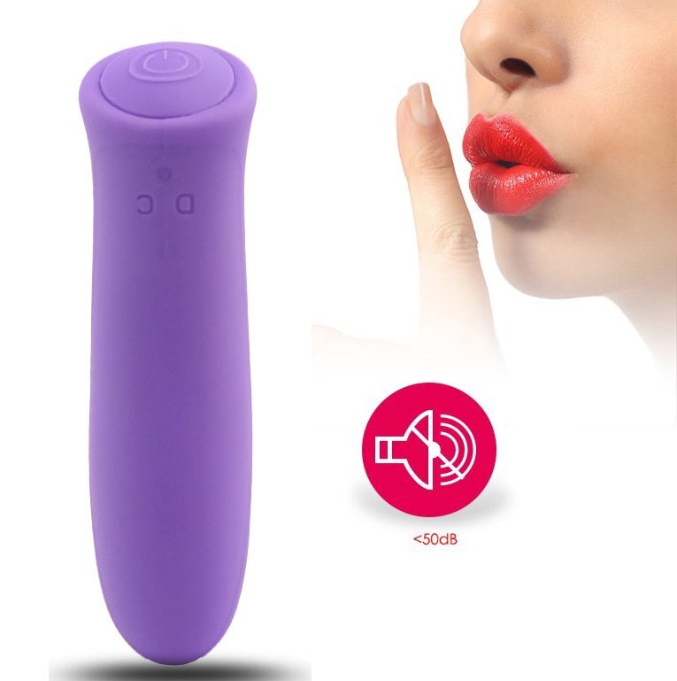 Wireless Rechargeable Mini Vibrating Bullet Vibrator Foreplay Sex Toy for Couple gallery