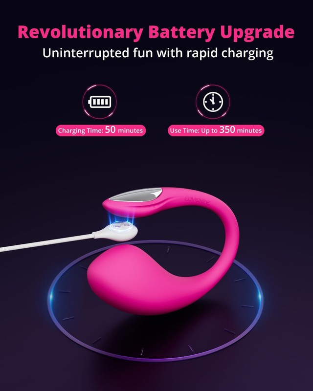 LOVENSE Lush 4 Wearable G Spot Vibrator+Hush 2 2.25in Butt Plug Anal Vibrator gallery