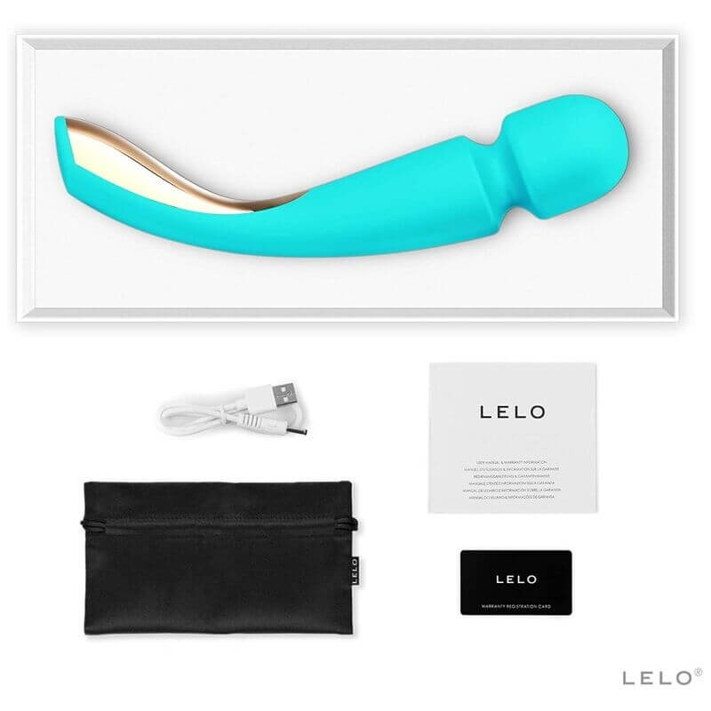 Lelo Smart Wand 2 Massager Medium Ocean Blue gallery