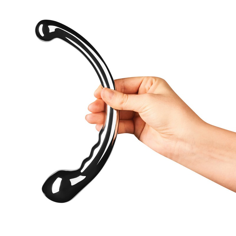 G-Spot and Prostate Stimulator le Wand Hoop Stainless Steel Double 1kg gallery