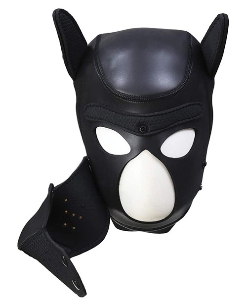 Shots Ouch Puppy Play Puppy Hood - Black gallery