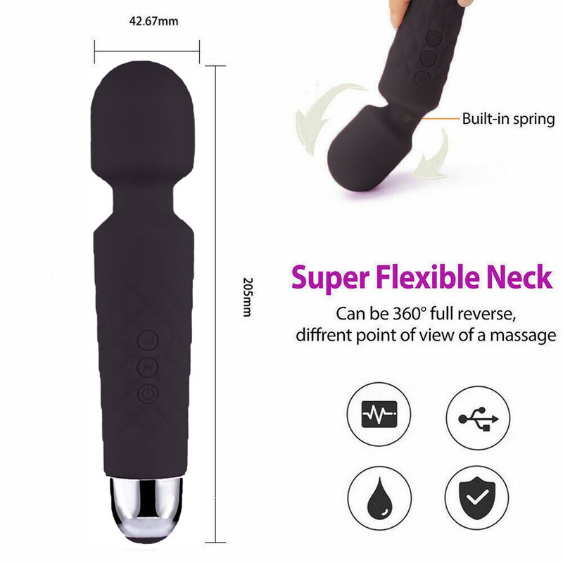 Mini Powerful Cordless Massage Magic Body Wand Personal Massager Waterproof USB gallery