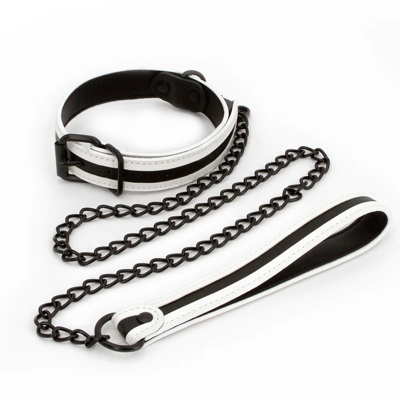 GLO Bondage Collar & Leash Green gallery
