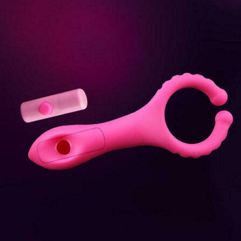 Female-Nipple-Clamps-Vibrator-Electric-Clit-Massager-Oral-Sex-Toys-for-Women-Men gallery