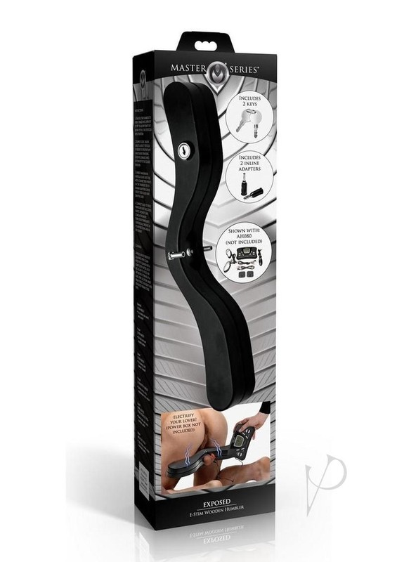 Master Series E-Stim Wooden Humbler – Black