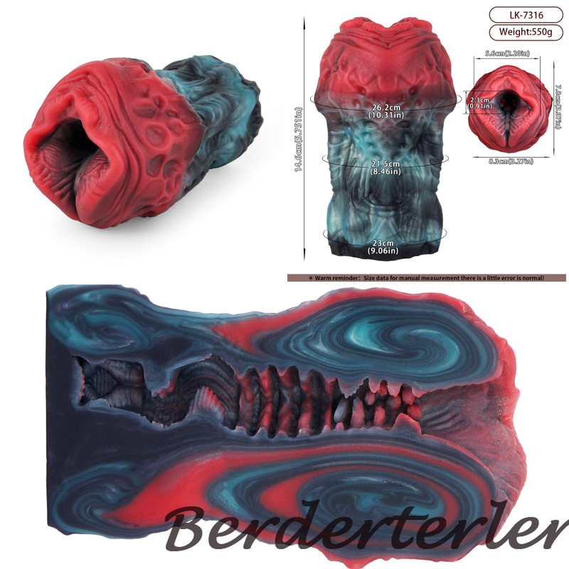 Fantasy Male Masturbator Mouth Stroker Pocket Pussy Sex Toy for Men Masturbation gallery