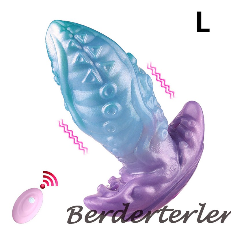 Monster Silicone Anal Plug Butt Plug Remote Control Vibrator Wearable Anal Dildo gallery