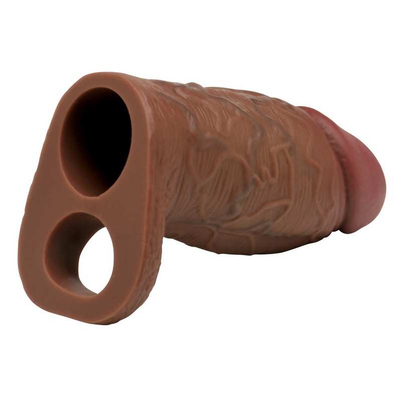 Curve Toys Jock Silicone Penis Extension Sleeve Dark - Cock Enhancer gallery