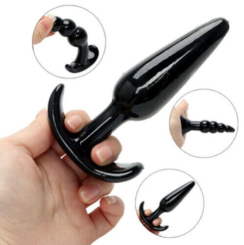 Anal Trainer Beginner Kit Set Butt Plug Dildo Beads Prostate Massager Sex Toys gallery