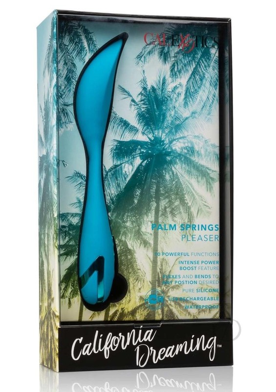 California Dreaming Palm Springs Pleaser Rechargeable Silicone Contoured