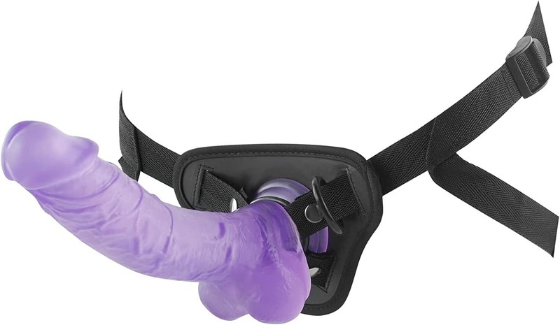 Strap On Dildo Harness – Big Dildo Anal Sex Toys For Couples Lesbian Pegging