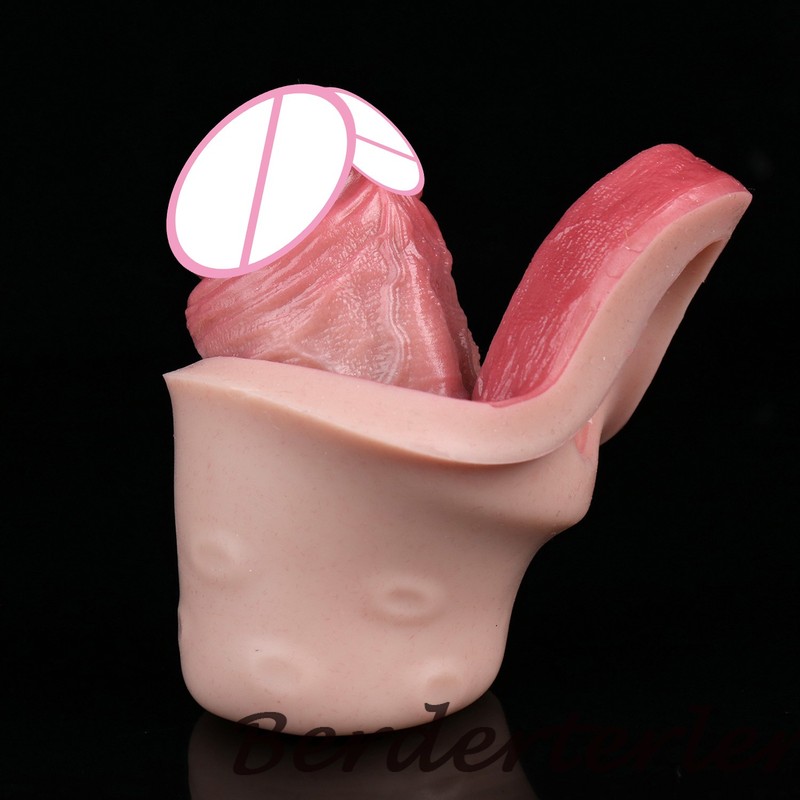 Real Veins Head Penis Sleeve For Men Dick Enlargement Silicone Reusable Condom gallery