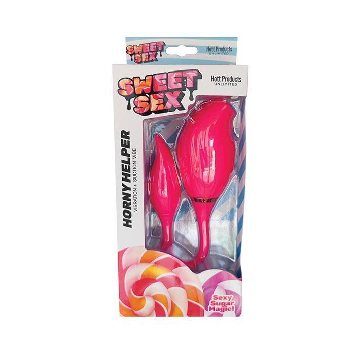 Sweet Sex Horny Helper Vibration & Suction Vibe Rechargeable Magenta