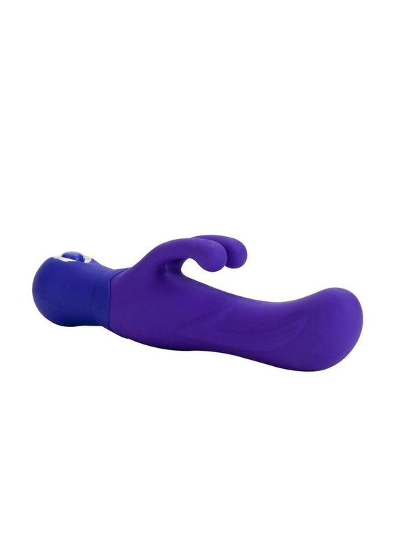Double Dancer Silicone Rabbit Vibrator - Purple gallery