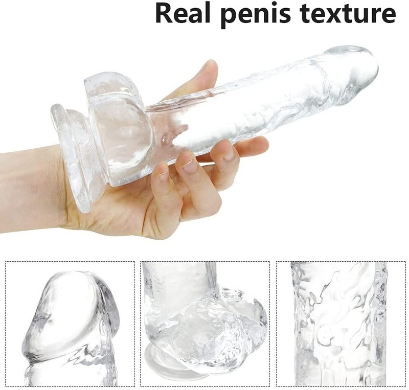 Waterproof-Realistic-Dildo-Suction-Cup-Men-Penis-Adult-Sex-Toy-Jelly-Small-Dildo gallery