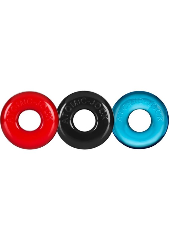 Oxballs Ringer Donut Cock Rings Set ATOMIC JOCK Sex Toys for Men Enlarger 3pc gallery