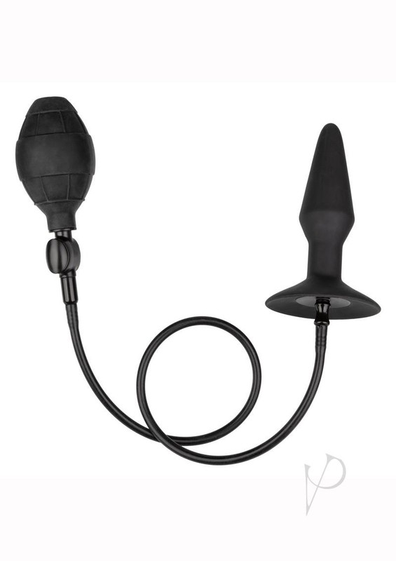 Medium Silicone Inflatable Plug - Black gallery