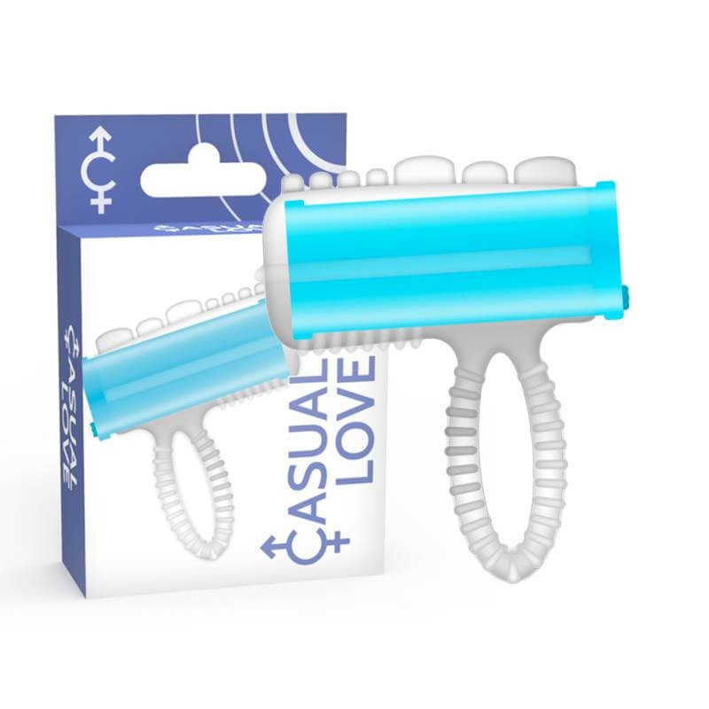 Casual Love Tongue Vibrator – Finger Vibrator – Vibrating Tongue – Blue