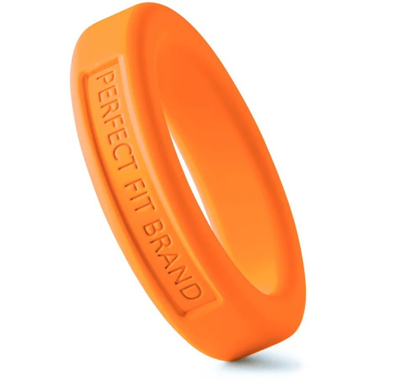 Perfect Fit Silicone Hefty Ring 1.4" (36mm) Orange - Penis Cock Ring gallery