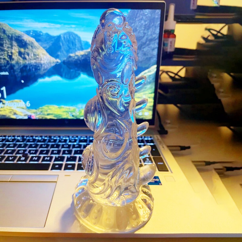 Jelly Penis – Realistic Knot Dildo Anal Plug with Suction Cup Butt Plug Sex Toys