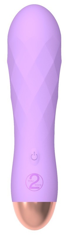 Mini Cuties Purple USB Waterproof 7 Vibration Compact Vibrator
