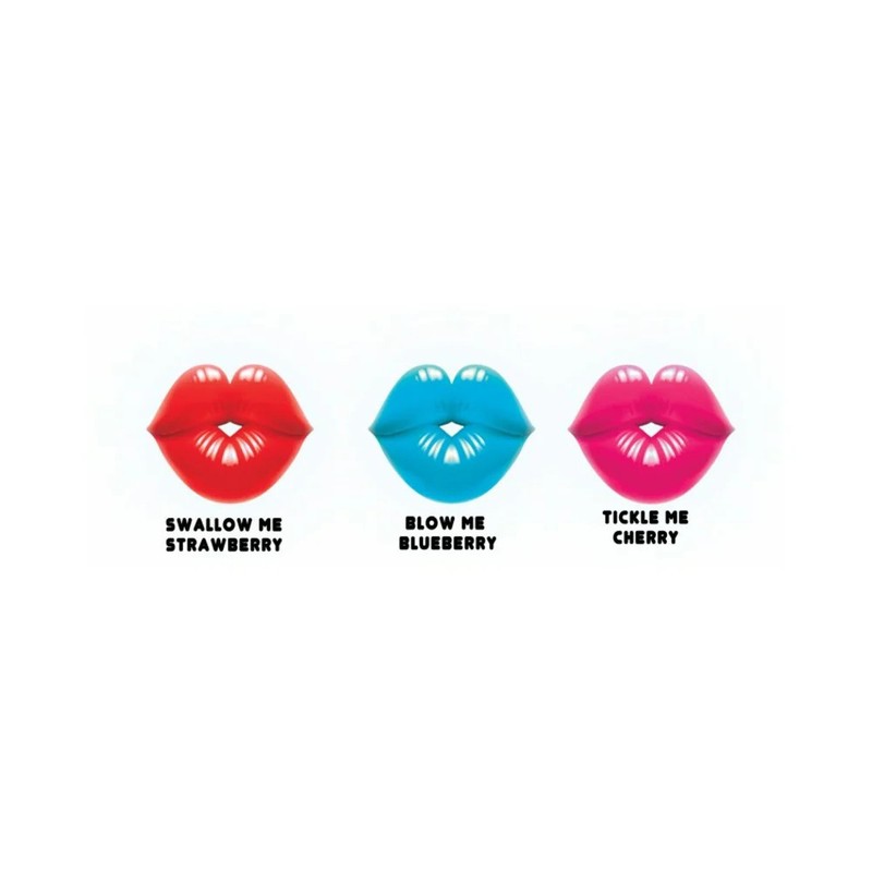 Dick Lips Edible Gummy Cock Rings 3-Pack gallery