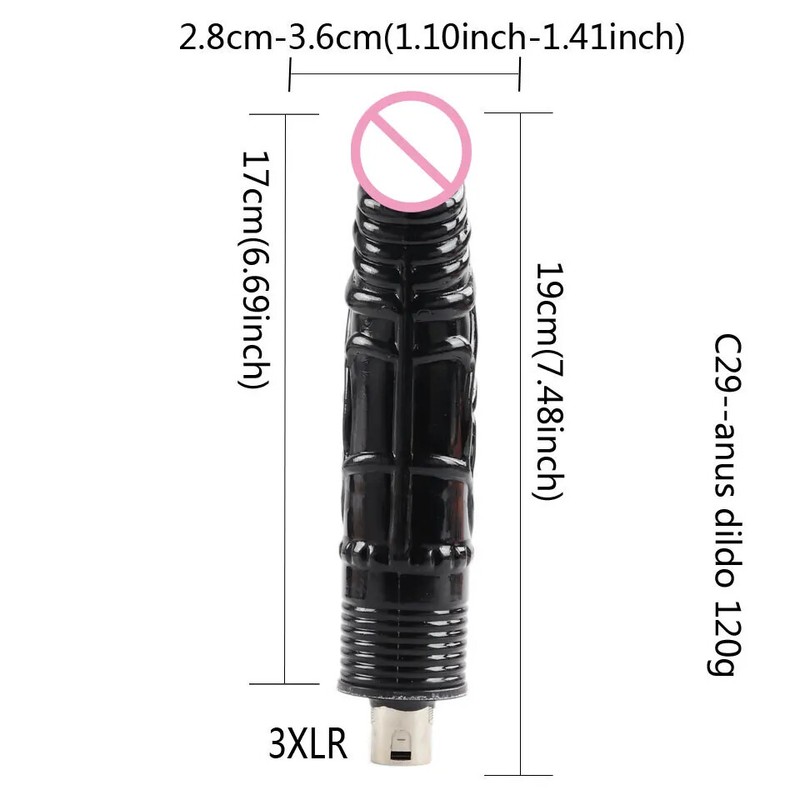 Lot Types Traditional Sex Machine A2 / F2 Attachment 3XLR Attachment Dildos