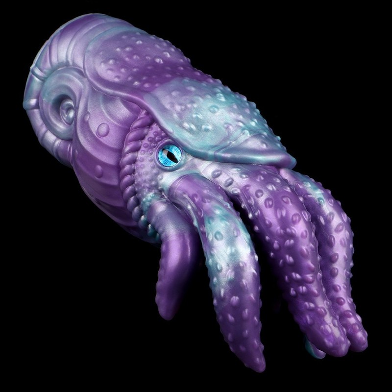 GEEBA Fantasy Masturbator Cup Anal Vagina Channel Silicone Sex Toy Monster Theme