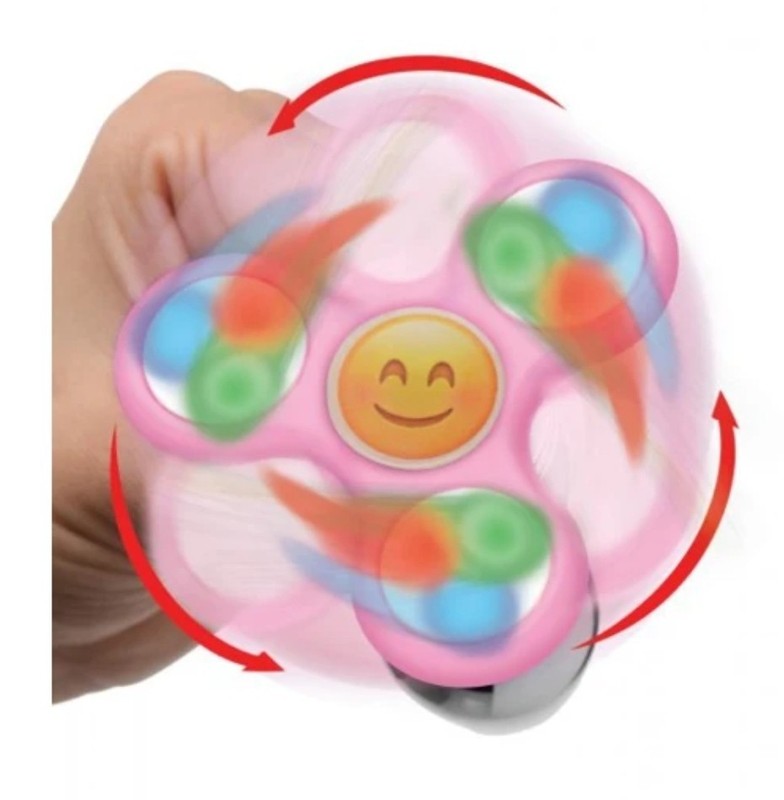 Light Up Fidger Spinner ADULT Unisex Fidget Toy Hand Spinner gallery