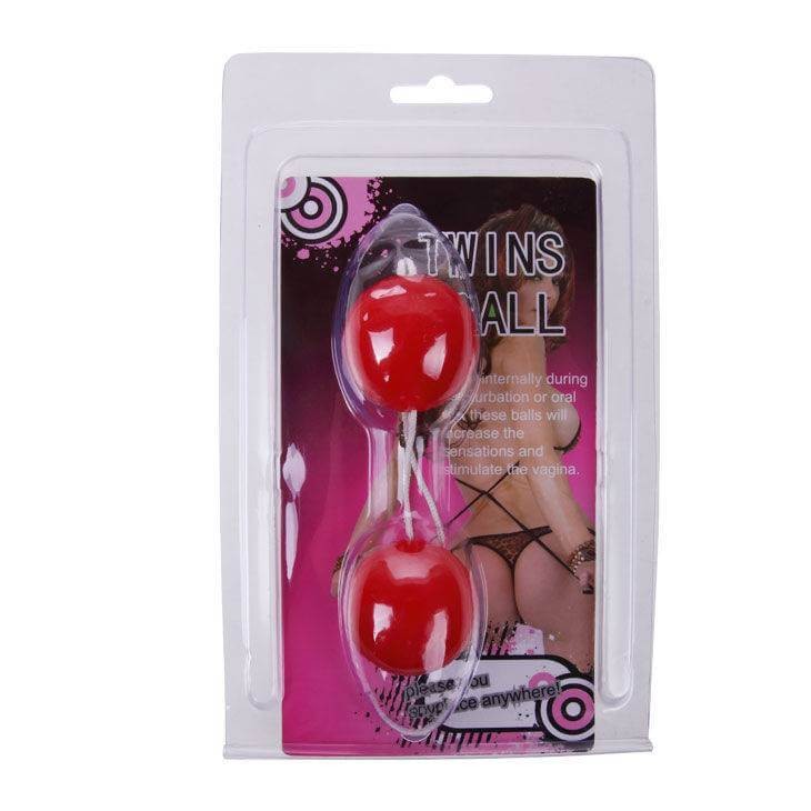 Dance Twins Ball - Pink Silicone Kegel Balls gallery