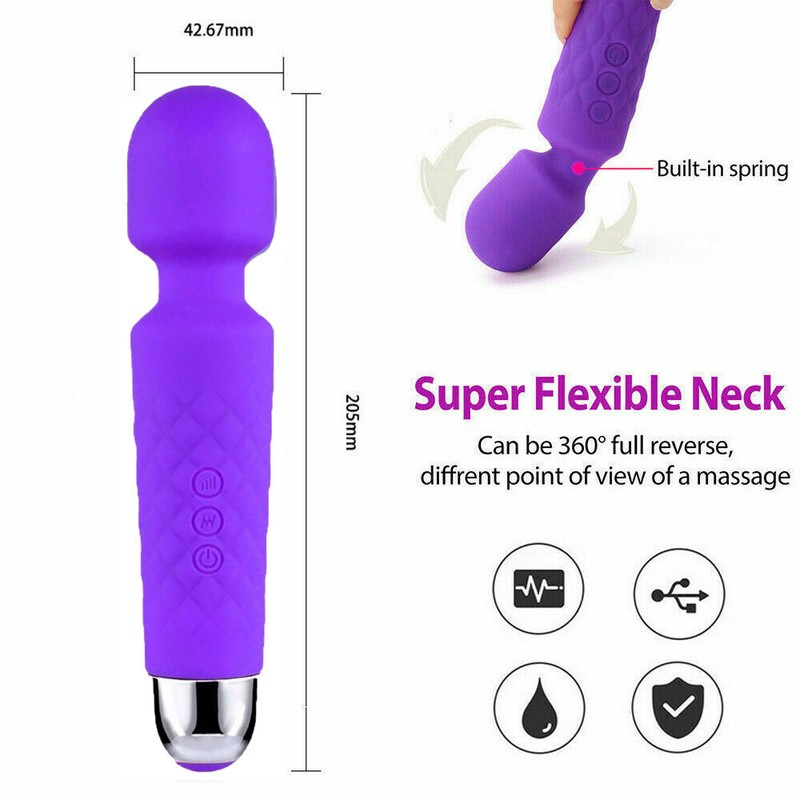 Multispeed Handheld Massager Vibrating Massage Full Body Cordless Therapy Motor gallery