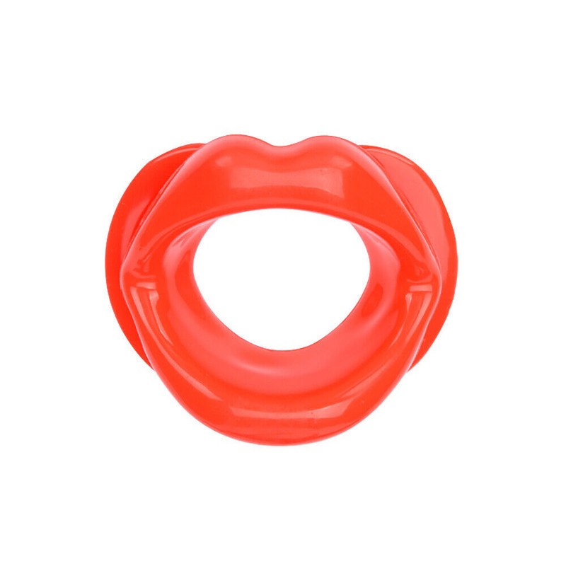 Silicone Lips Open Mouth Gag Oral Sex Fixation Deep Throat Bondage Restraint