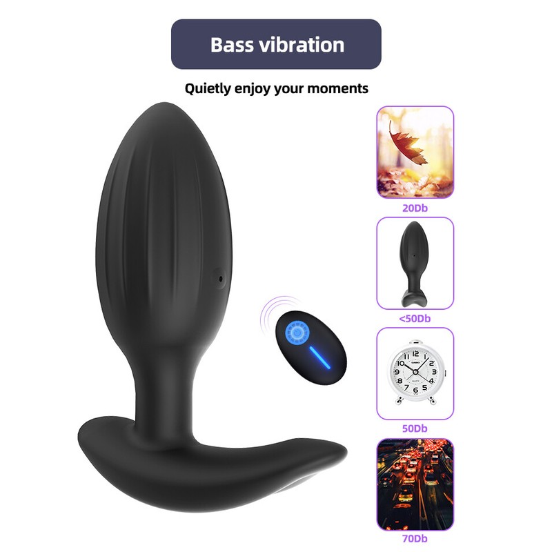 Vibrator Anal ButtPlug Tail Male Prostate Massager Dildo Sex Toys for Men Women gallery