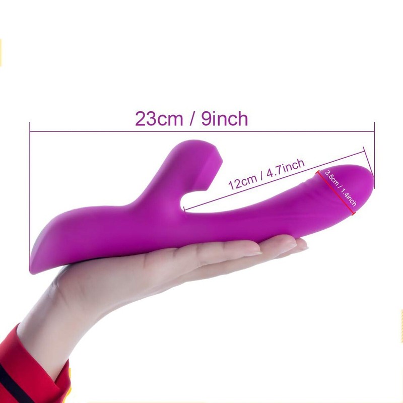 Clit Sucking Air Pulsating G-spot Rabbit Vibrator Dildo Female Sex Toys gallery