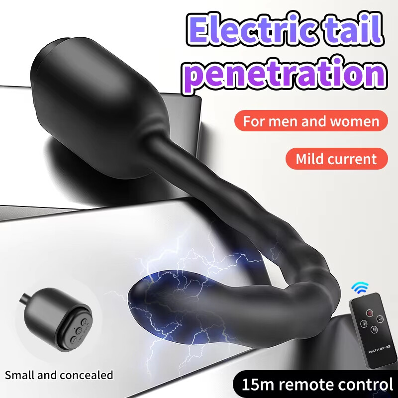 8.58" Electric Urethral Plug Dick Stretcher Electro Penis Plug Enhancer E-Stim gallery