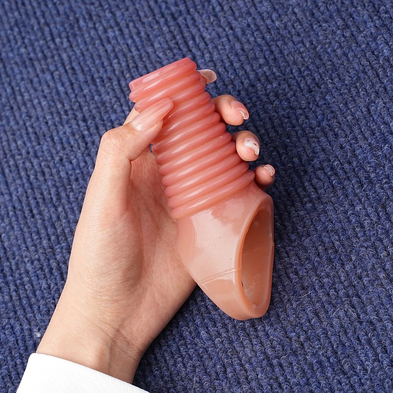 Men-Penis-Sheath-Penis Extender-Enlarger-Enhancer-Sleeve-Cock-Girth-Extender NEW gallery