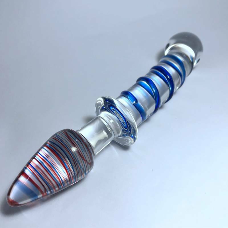 Crystal Glass Penis Dildo For Women Masturbation Anal Butt Plug Stimulator Toys