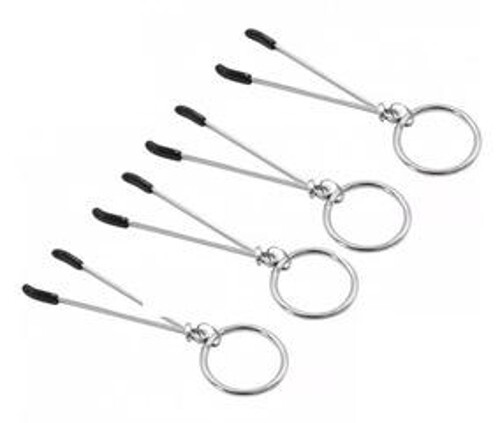 4pc Breast Nipple Clamps Clit Clip SM Bondage Sex-toys