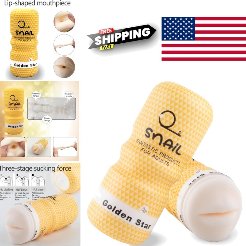 Multi Mode Male Masturbator for Oral Anal and Pussy Experience Waterproof Design