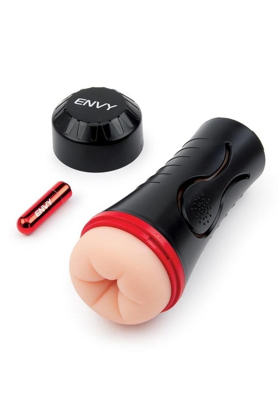 Envy Toys Squeezable Rear Clutch Vibrating Discreet Backdoor Stroker gallery