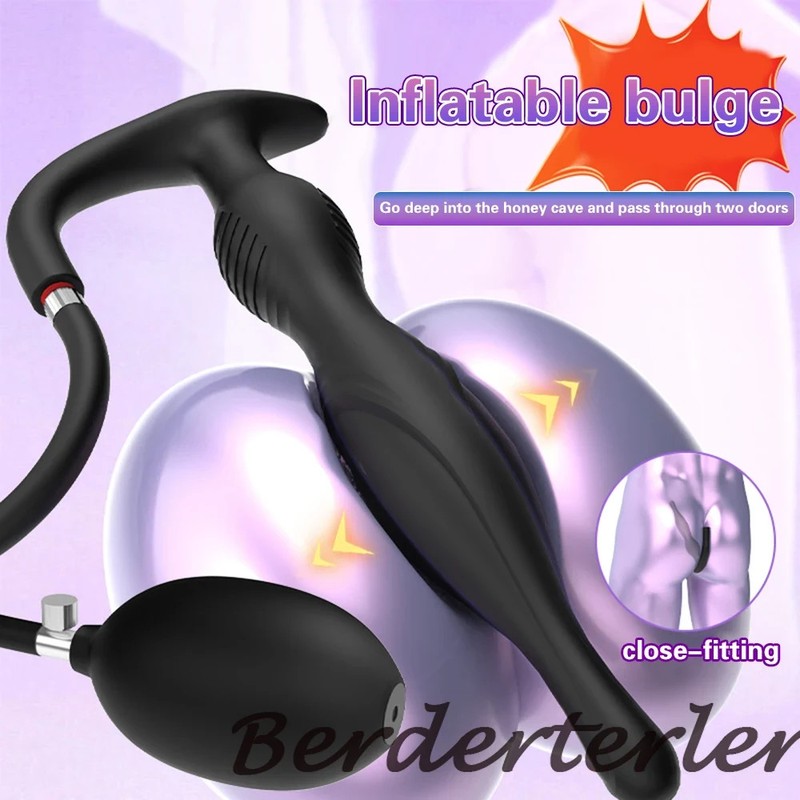 Inflatable Anal Plug Dilator Buttplug Extra Large Inflat Dildo Anal Pump Sex Toy