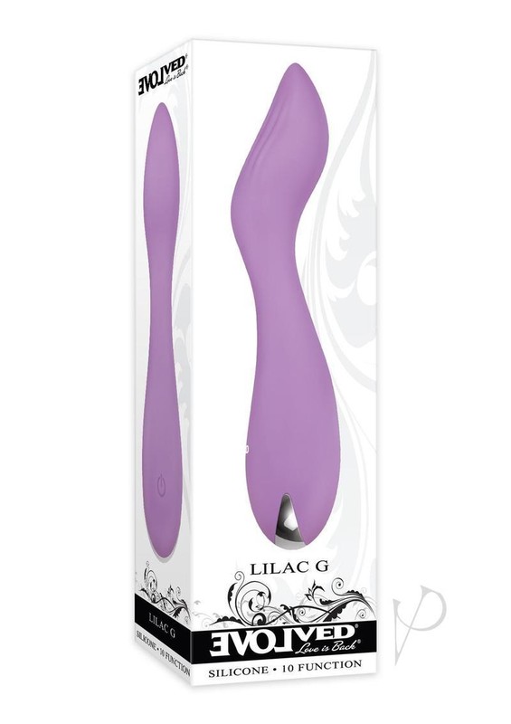 Lilac G Rechargeable Silicone Vibrator – Purple