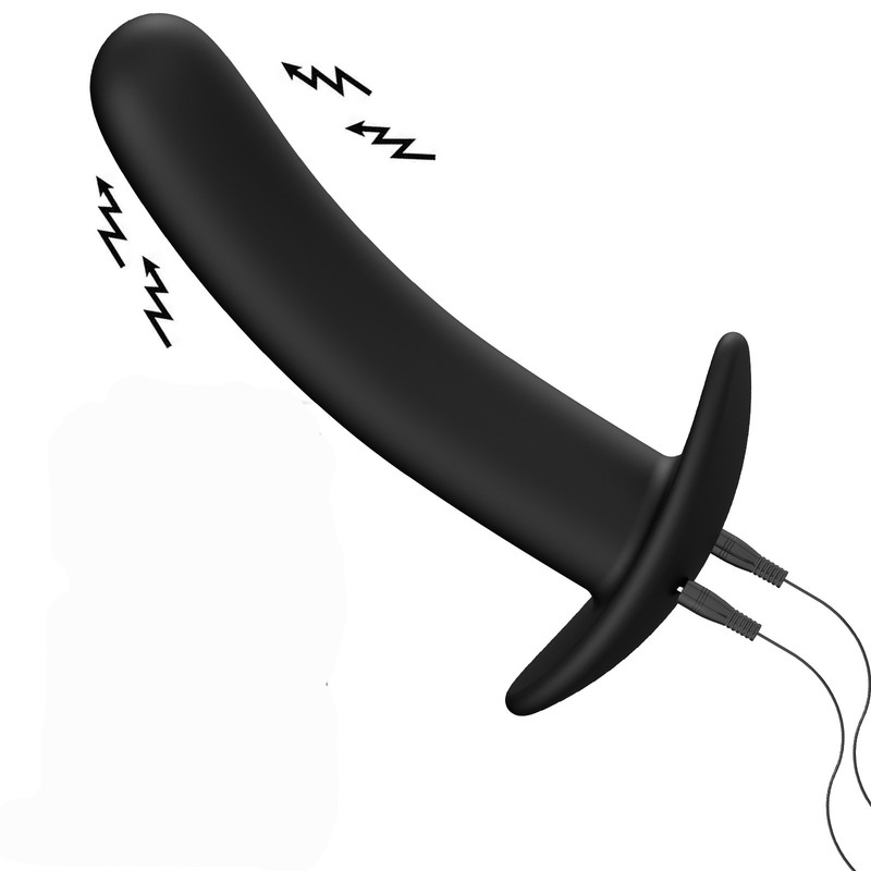 Electric E-Stim Therapy Electro Therapy Pulse An us / Va gina Plug Dilator Adult