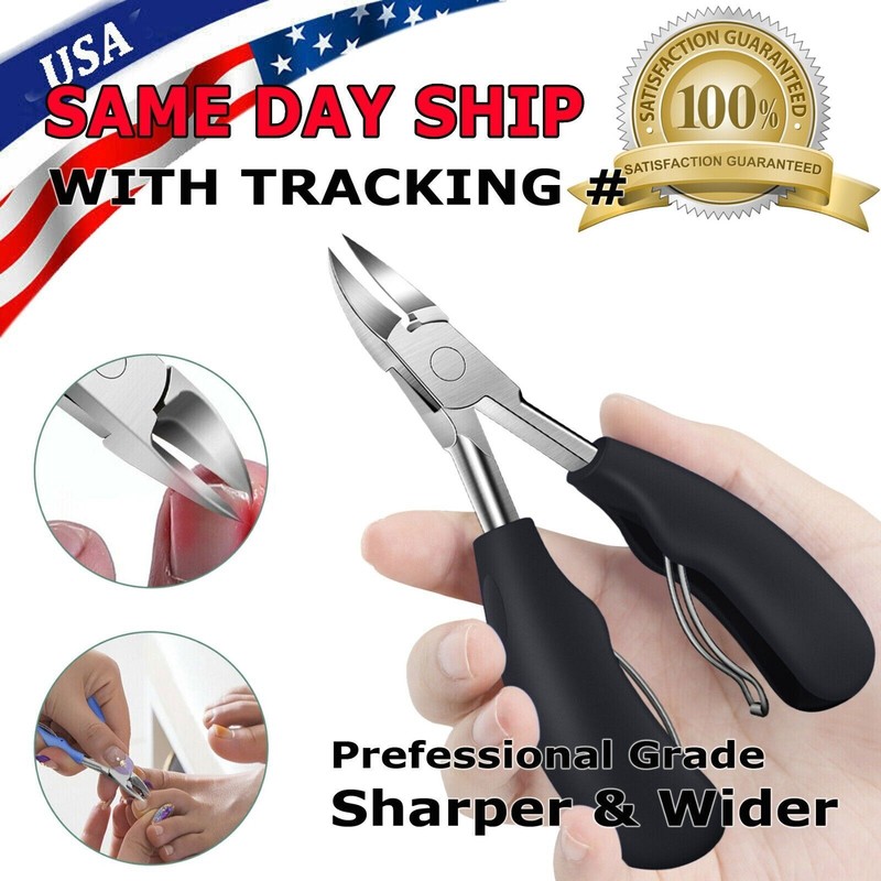 Toenail Clippers for Thick Ingrown Toe Nails Heavy Duty Precision Nail Scissor